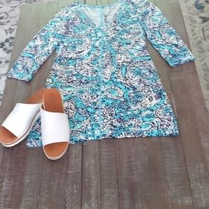 Lilly Pulitzer, Pima cotton 3/4 sleeve dress